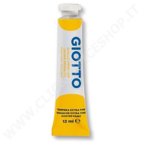 colori a tempera giotto tubo 4 24 pz da 12ml