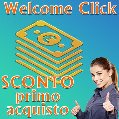 Sconto immediato Welcome Click